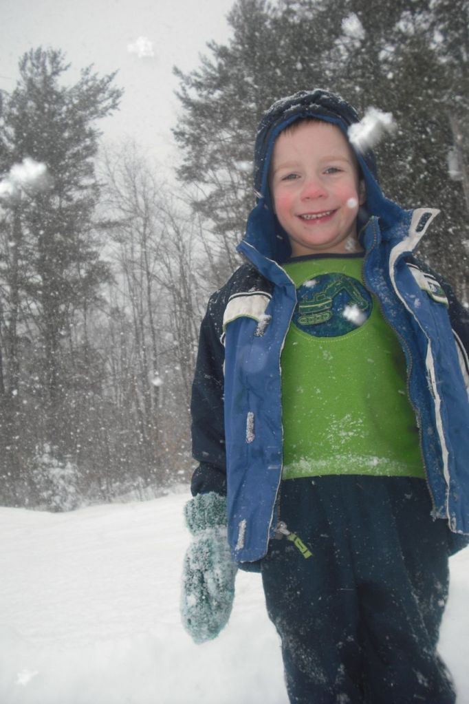 Boy in snow